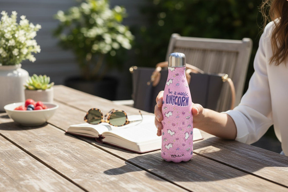 BORRACCIA IN ACCIAIO UNICORN 500ML