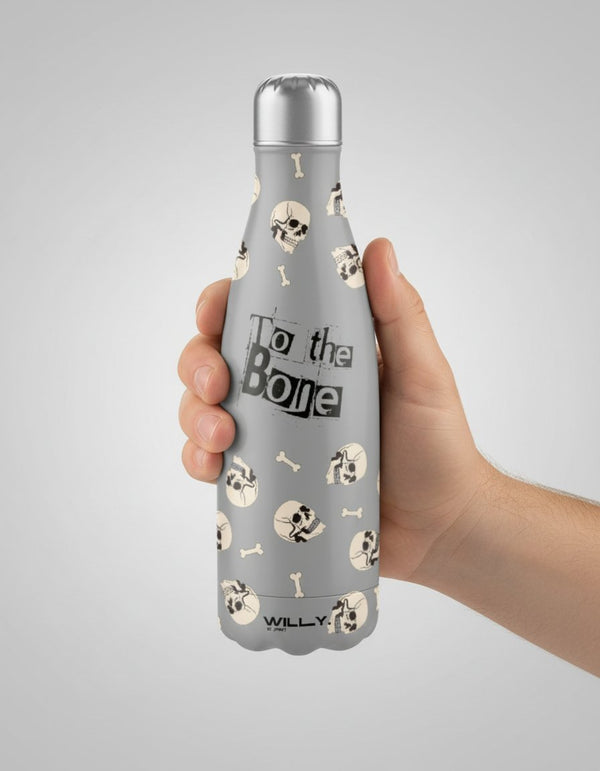 BORRACCIA IN ACCIAIO SKULL 500ML