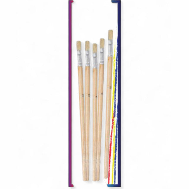 SET 5 PENNELLI IN LEGNO