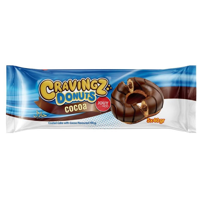 DONUTS CIOCCOLATO 5 PEZZI X 40GR - Willy Be Smart