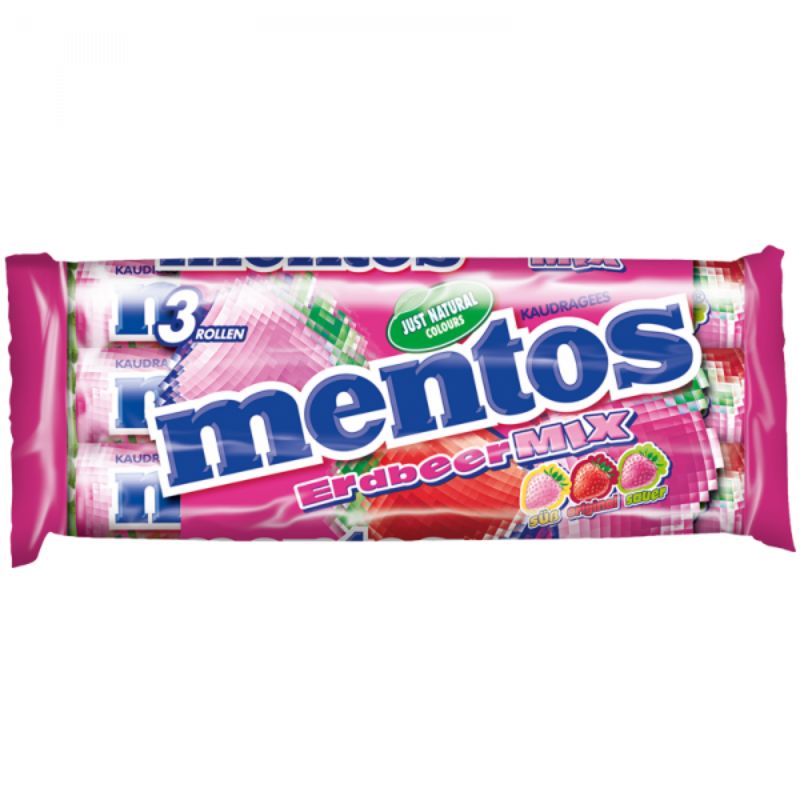 MENTOS FRAGOLA 37,5 GR.