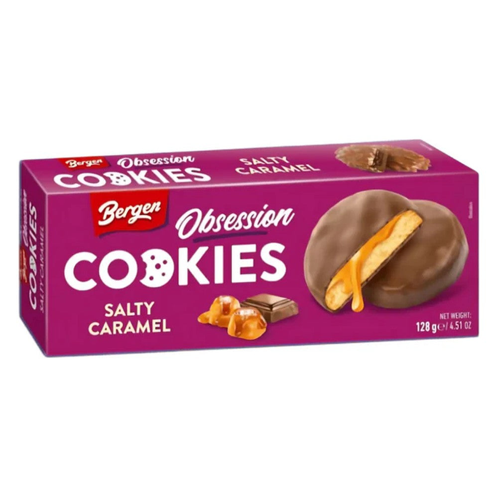 BERGEN OBSESSION COOKIES CARAMELLO SALATO 128GR