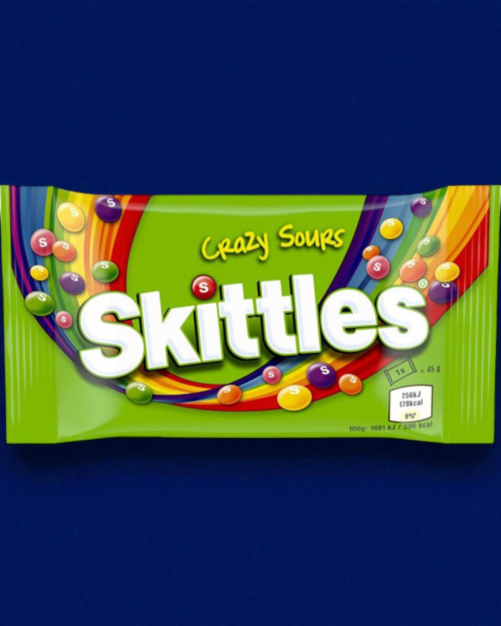 SKITTLES CARAMELLE CRAZY SOURS 38G