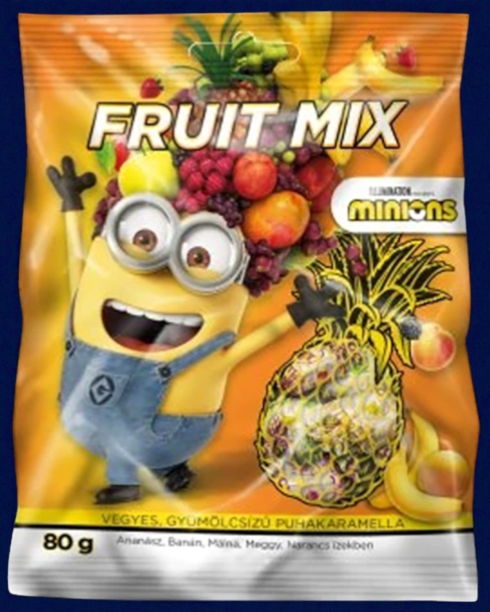 MINIONS FRUIT MIX TAFFY CANDY 80G