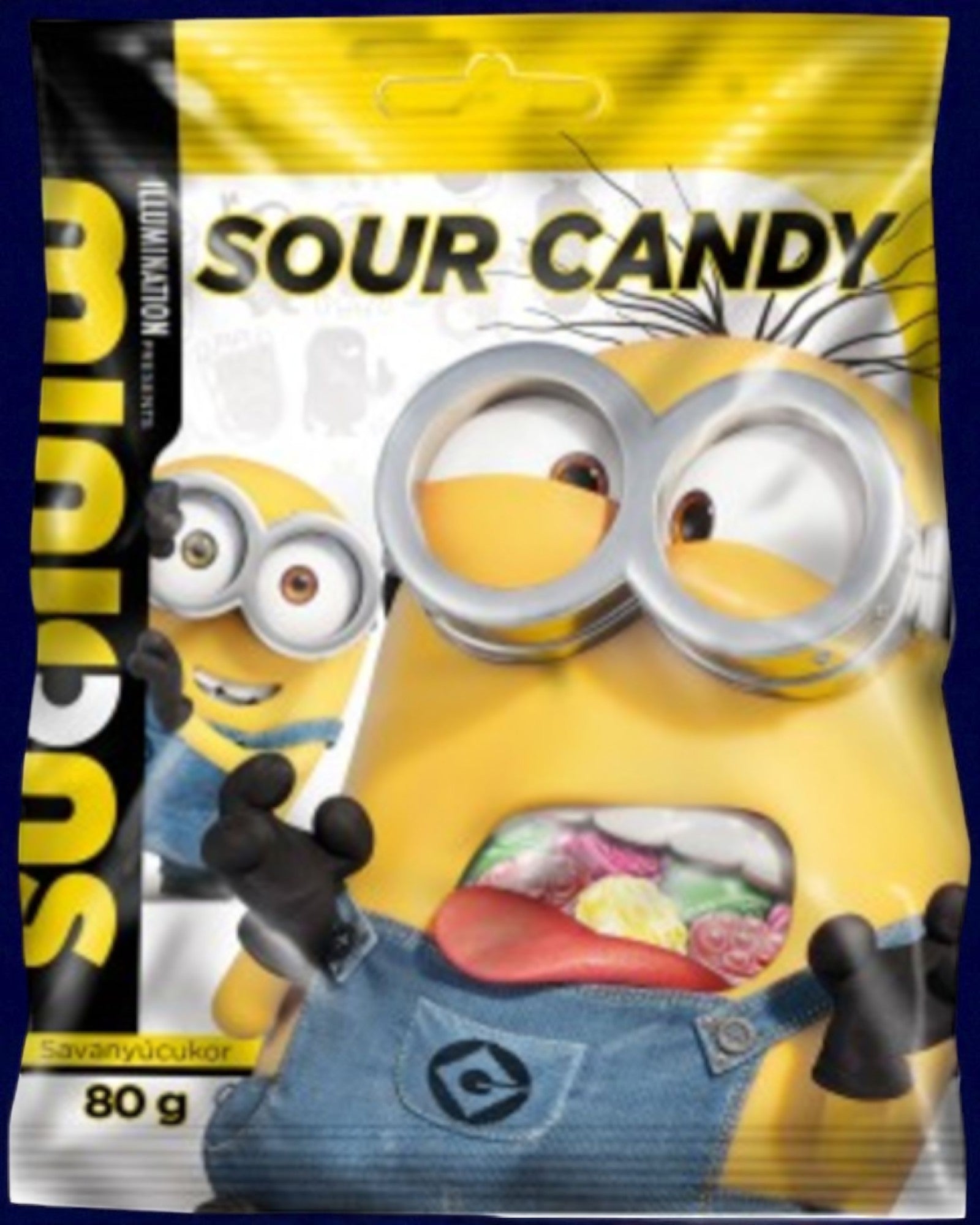 MINIONS SOUR CANDY FRUIT TASTE 80G