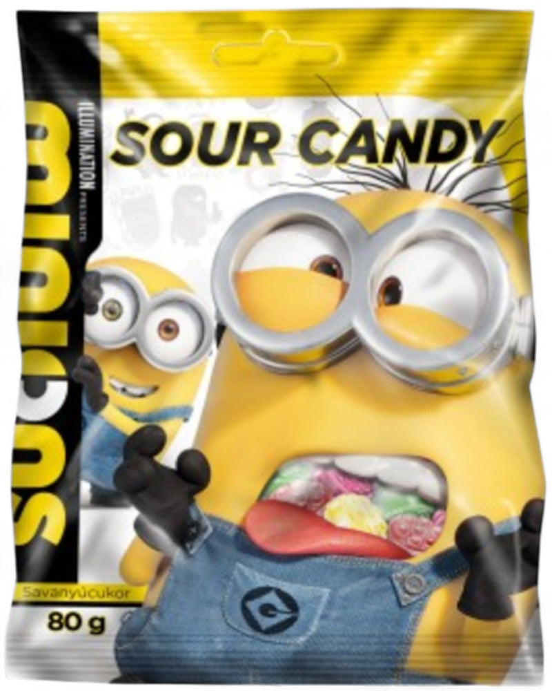 MINIONS SOUR CANDY FRUIT TASTE 80G