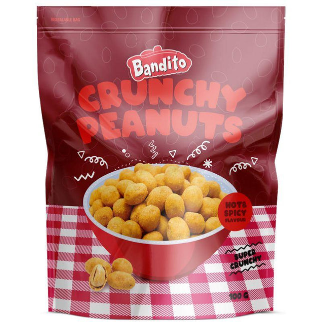 CRUNCHY PEANUT HOT SPICY 100GR