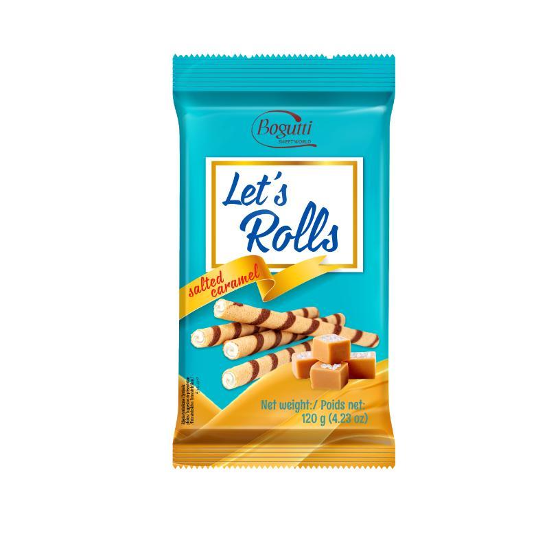 WAFER ROLLS CARAMELLO SALATO 120GR