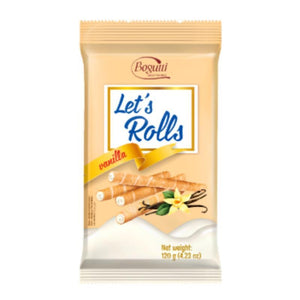 WAFER ROLLS VANIGLIA 120GR