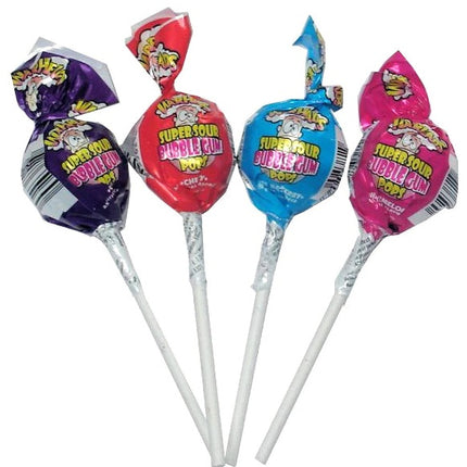 WARHEADS SUPER SOUR BUBBLE GUM POP 21 GR. - Willy Be Smart