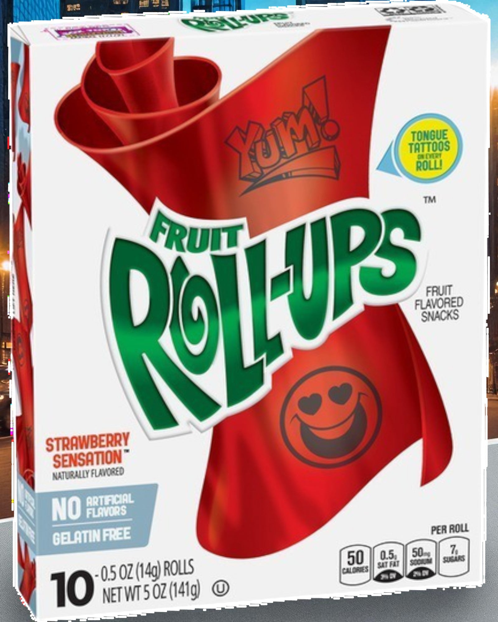 ROLLUPS STRAWBERRY 141 GR.