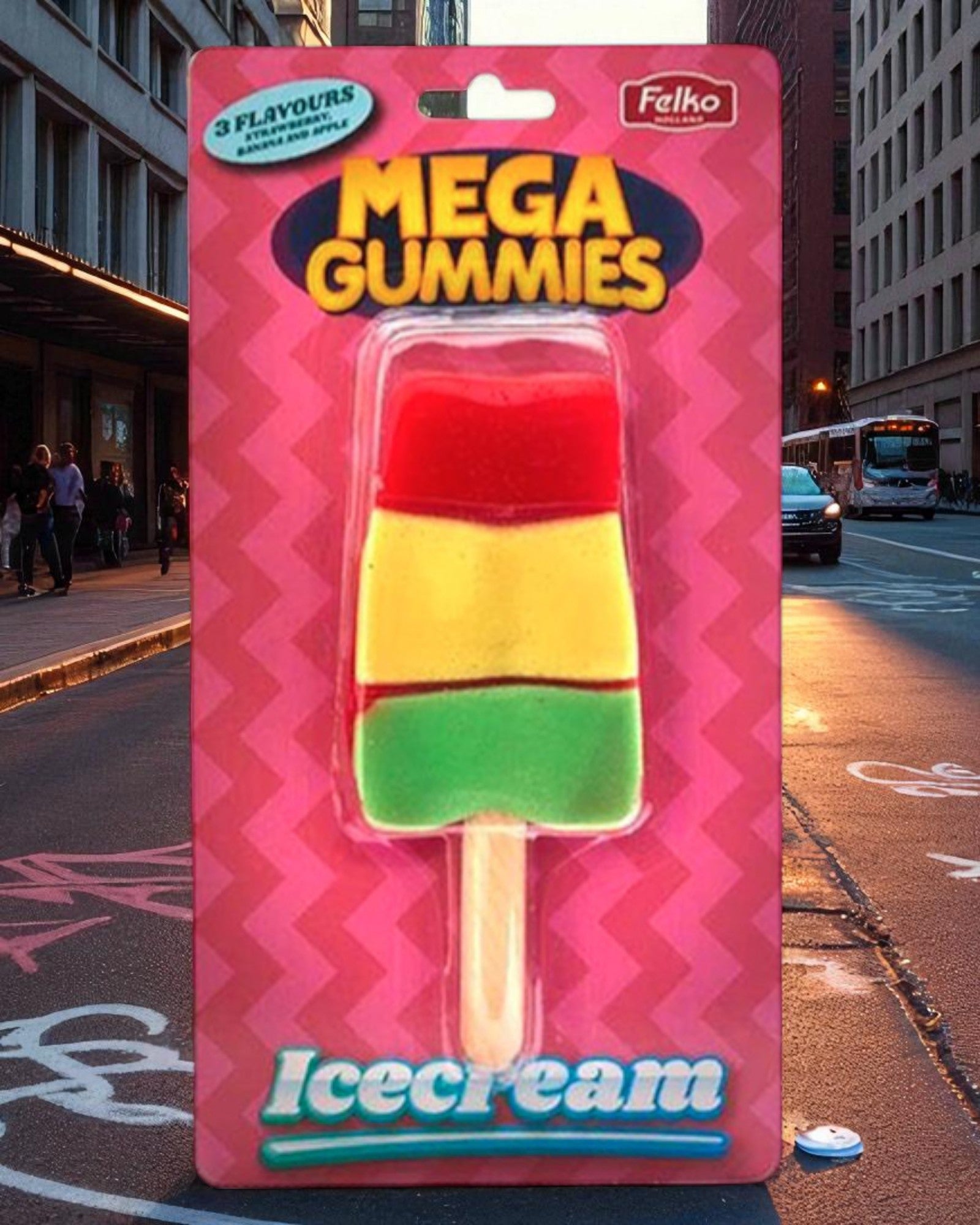 MEGA GUMMIES ICE CREAM 120G