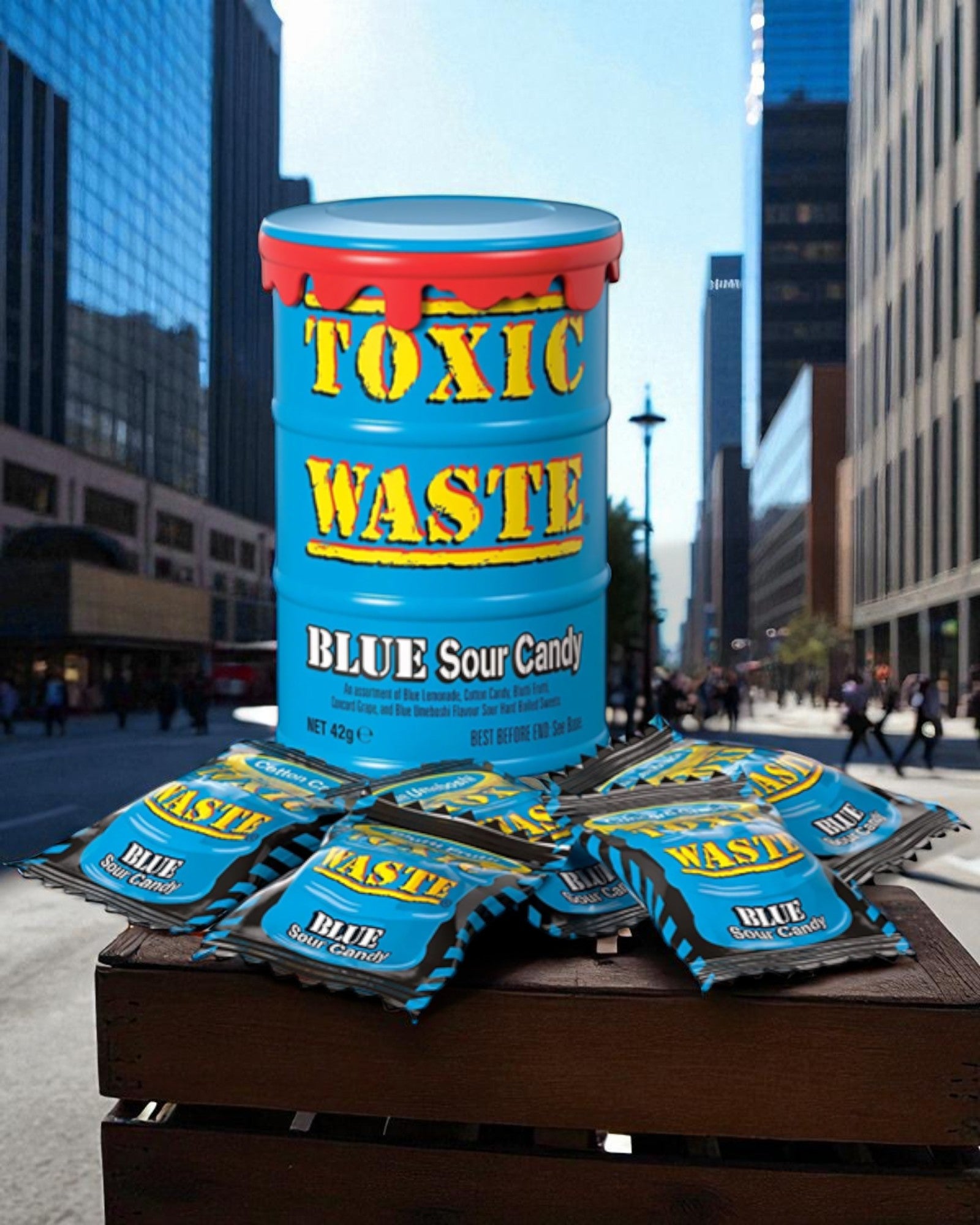 TOXIC WASTE DRUM BLUE 42 GR.