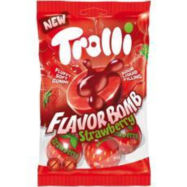 TROLLI FLAVOR BOMB STRAWBERRY 3D 75 GR.