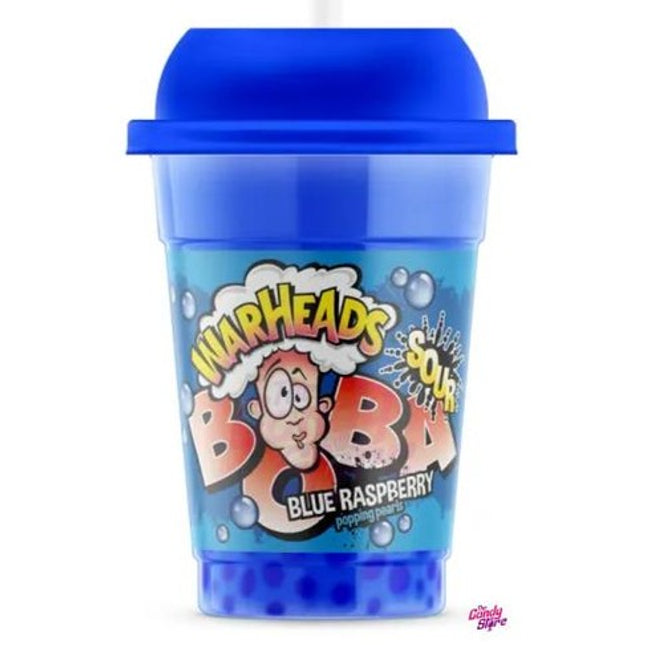 WARHEADS BOBA SOUR BLUE RASPBERRY 400 ML.