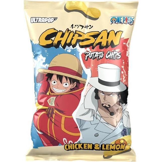 CHIPSAN ONE PIECE LUFFY VS LUCCI  POLLO E LIMONE