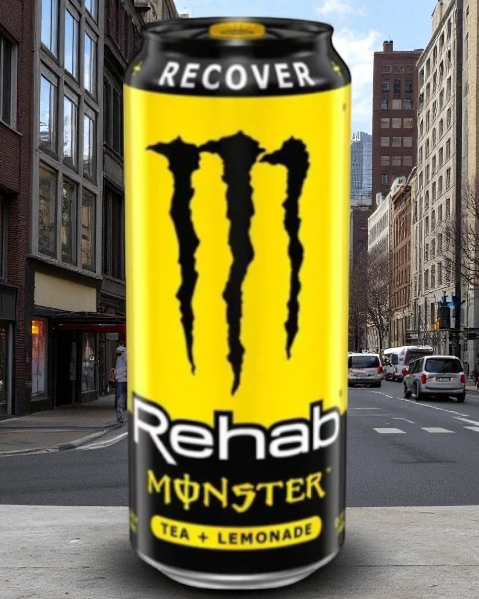 MONSTER RECOVER LEMONADE 473 ML. REHAB