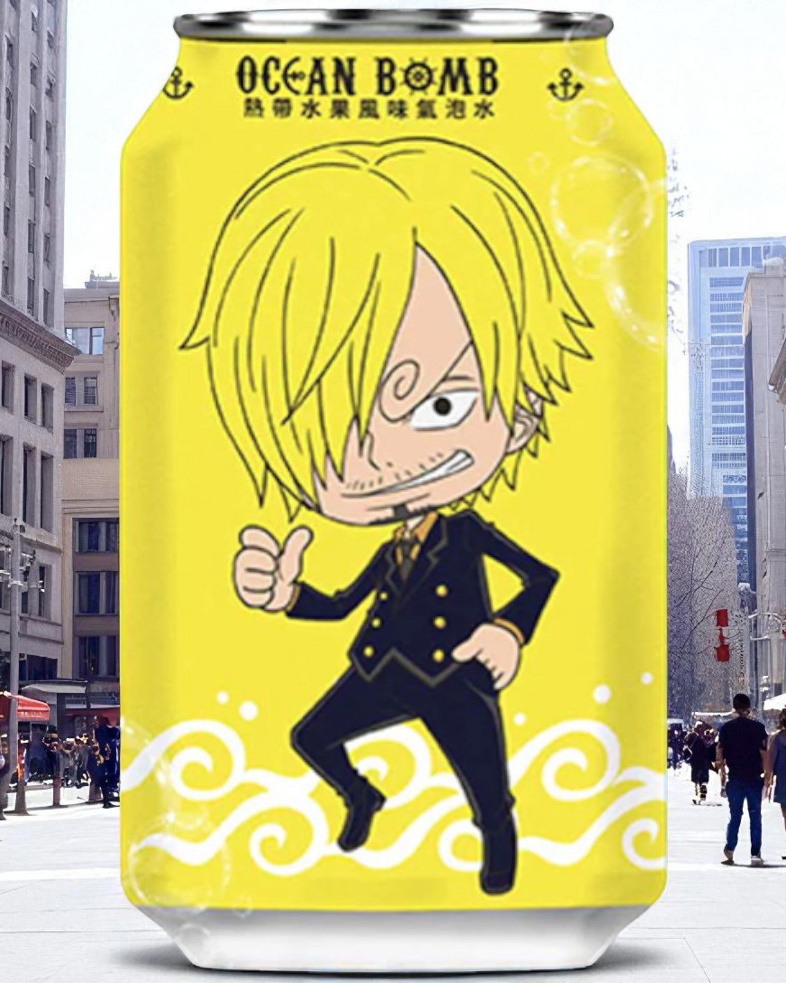 OCEAN BOMB ONE PIECE SANJI 330ML