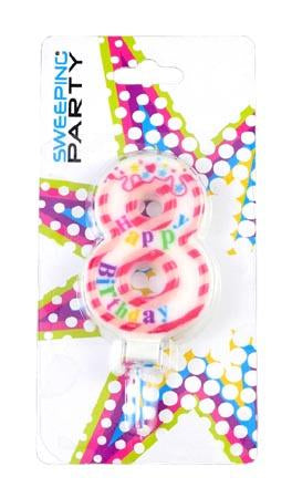 CANDELINA HAPPY BIRTHDAY N.8