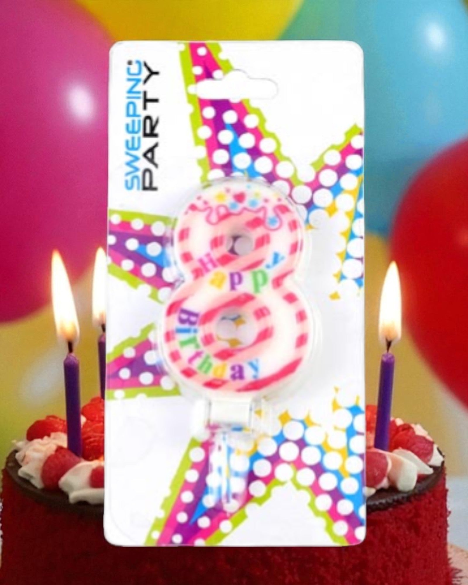 CANDELINA HAPPY BIRTHDAY N.8