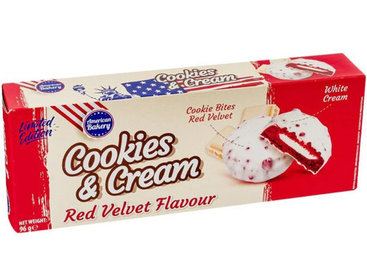 AB BISCOTTI COOKIES CREAM RED VELVET 96G - Willy Be Smart