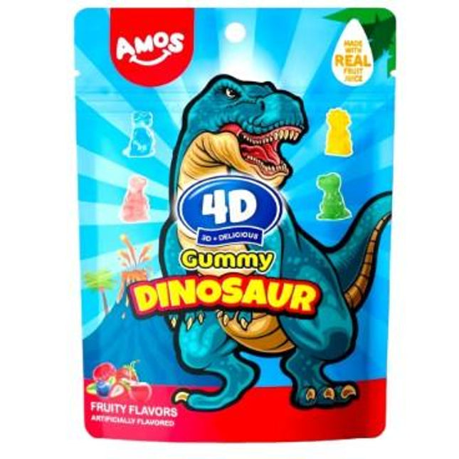 AMOS 4D GUMMY DINOSAUR 65 GR. - Willy Be Smart