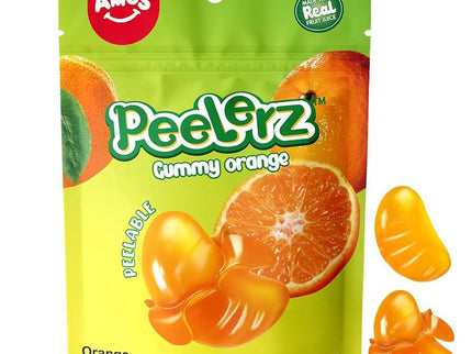 AMOS PEELERZ GUMMY CANDY ORANGE 65 GR. - Willy Be Smart