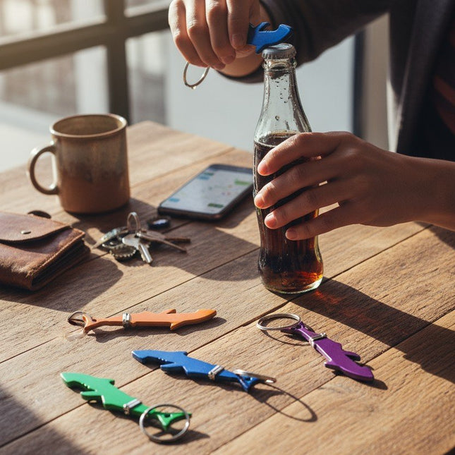 APRIBOTTIGLIA PORTACHIAVI SHARK - Willy Be Smart