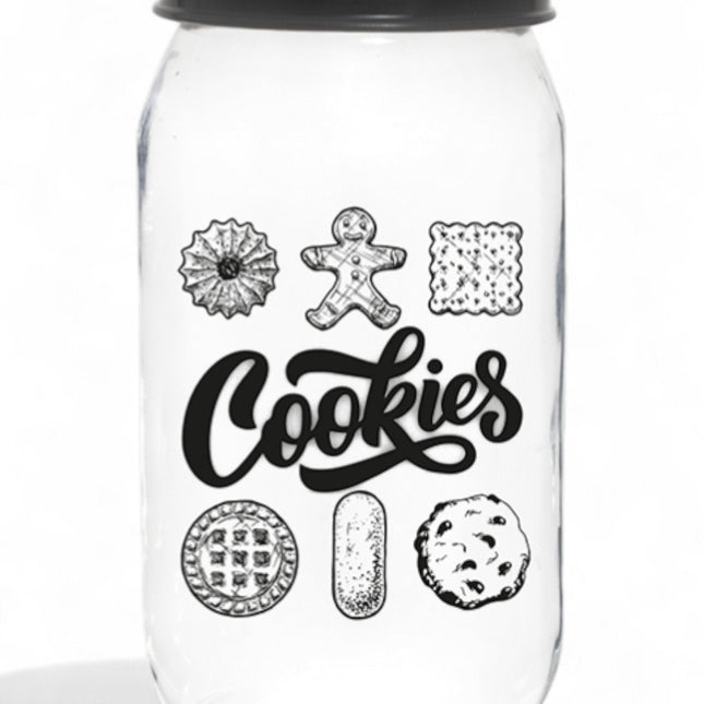 BARATTOLO VETRO COOKIES 1L - Willy Be Smart