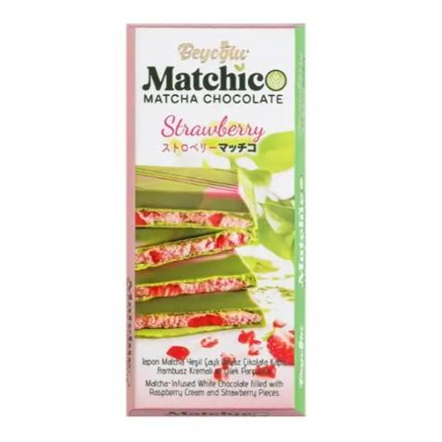 BEYOGLU MATCHA FRAGOLA CIOCCOLATA 95 GR. - Willy Be Smart
