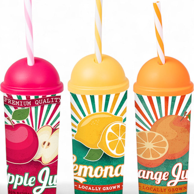 BICCHIERE CON CANNUCCIA 470ML - Willy Be Smart