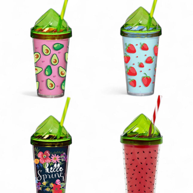 BICCHIERE CON CANNUCCIA 540ML - Willy Be Smart