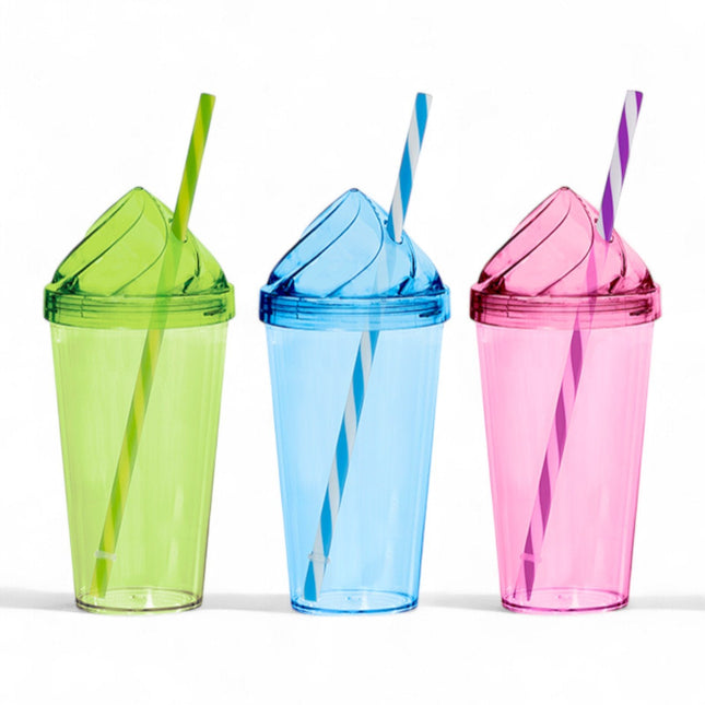 BICCHIERE CON CANNUCCIA 660ML - Willy Be Smart