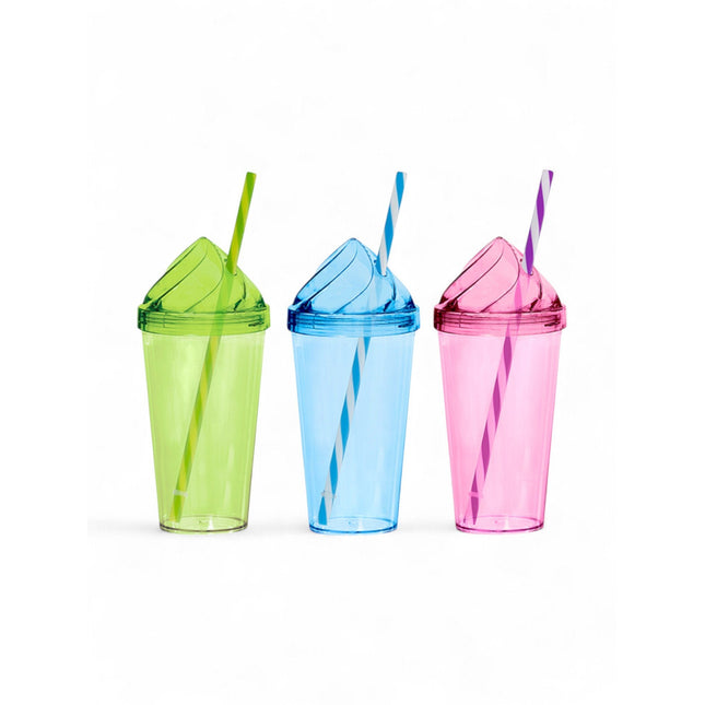 BICCHIERE CON CANNUCCIA 660ML - Willy Be Smart