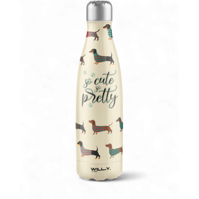 BORRACCIA IN ACCIAIO DOG 500ML - Willy Be Smart