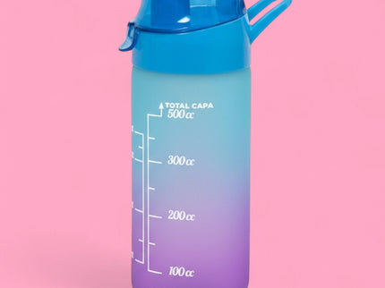 BORRACCIA VETRO BLU VIOLA 500ML - Willy Be Smart