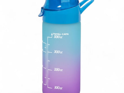 BORRACCIA VETRO BLU VIOLA 500ML - Willy Be Smart
