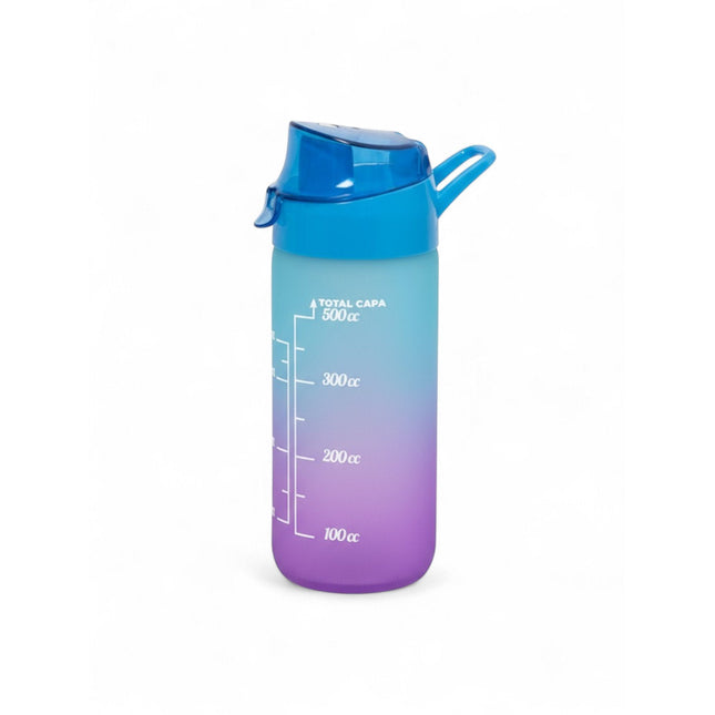 BORRACCIA VETRO BLU VIOLA 500ML - Willy Be Smart