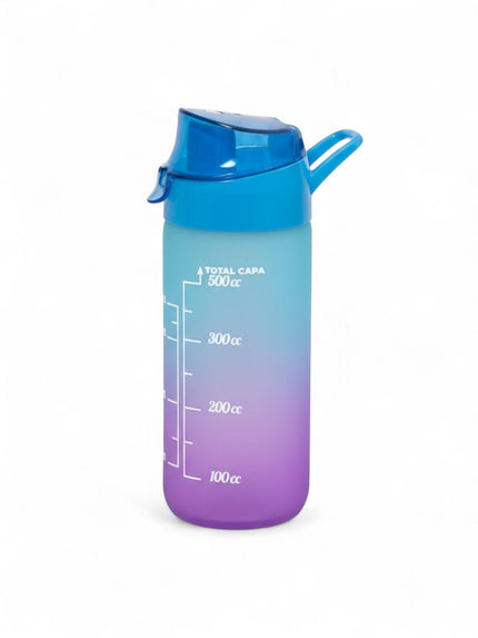 BORRACCIA VETRO BLU VIOLA 500ML - Willy Be Smart