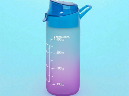 BORRACCIA VETRO BLU VIOLA 500ML - Willy Be Smart