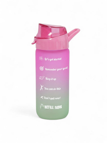 BORRACCIA VETRO ROSA VERDE 500ML - Willy Be Smart