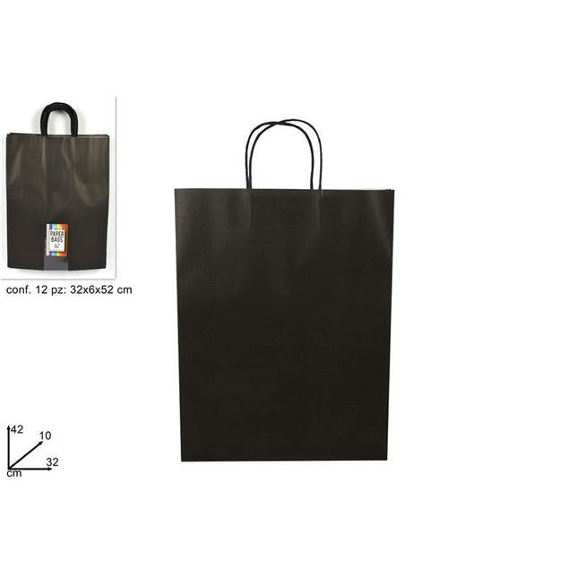 BUSTA REGALO CARTA NERA - Willy Be Smart