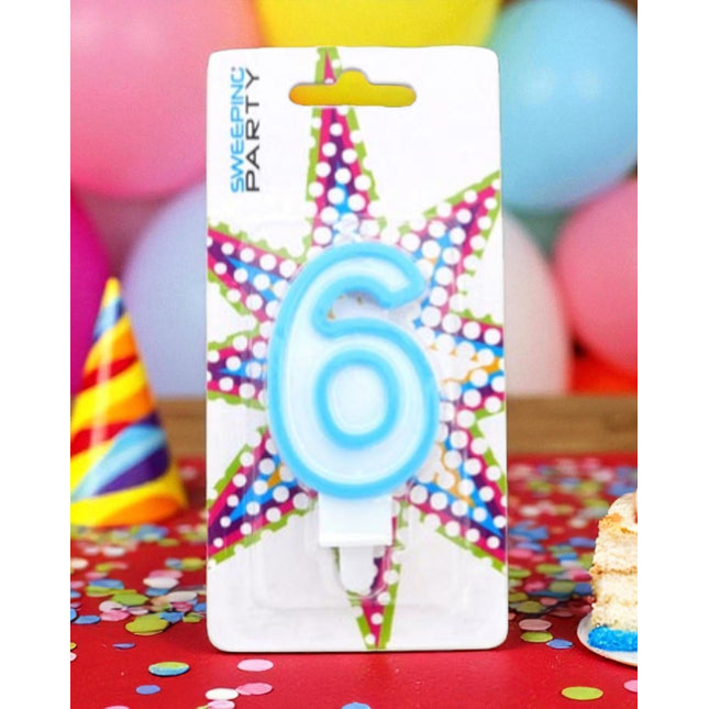 CANDELINA NR.6 CELESTE - Willy Be Smart