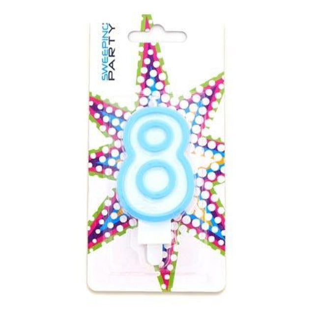 CANDELINA NR.8 CELESTE - Willy Be Smart