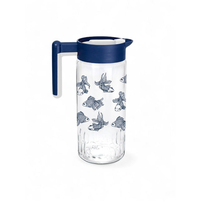 CARAFFA VETRO FISHES 1,50LT - Willy Be Smart