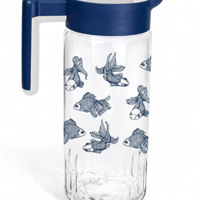 CARAFFA VETRO FISHES 1,50LT - Willy Be Smart