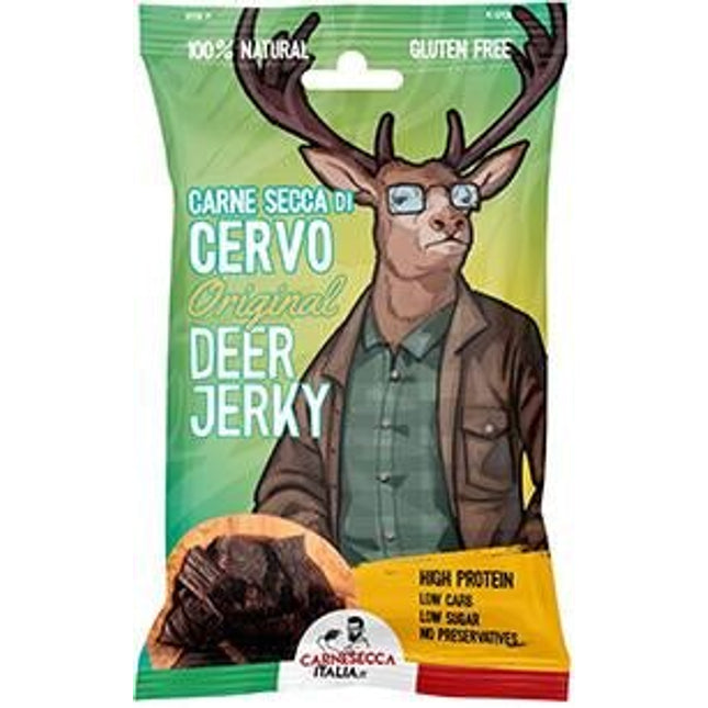 CARNE SECCA DI CERVO 25 GR. - Willy Be Smart