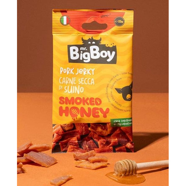 CARNE SECCA DI MAIALE SMOKED HONEY 25G - Willy Be Smart