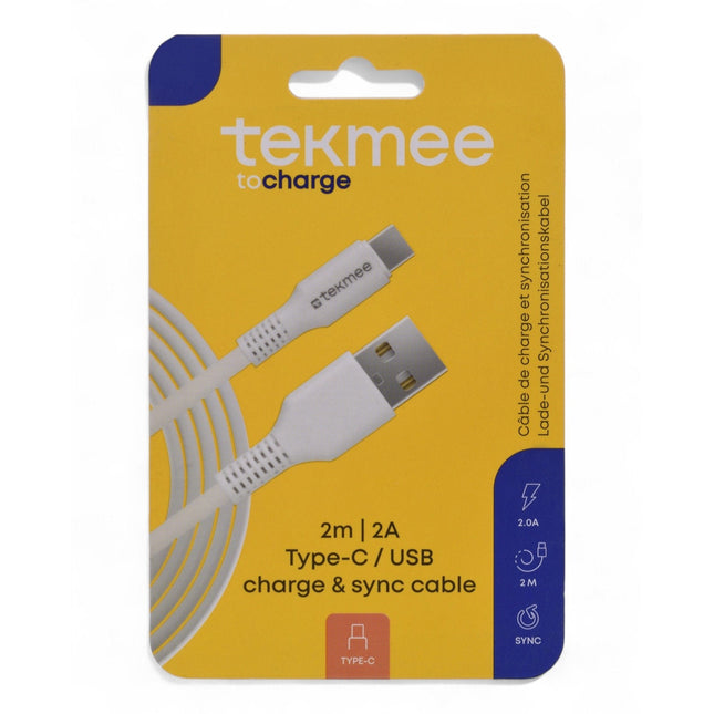 CAVO 2 METRI ANDROID NUOVO TIPO C - Willy Be Smart