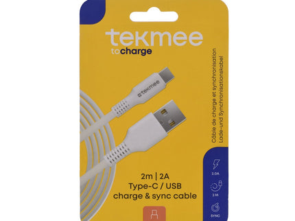 CAVO 2 METRI ANDROID NUOVO TIPO C - Willy Be Smart